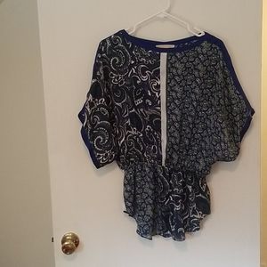 Michael Kors Pattern Blouse